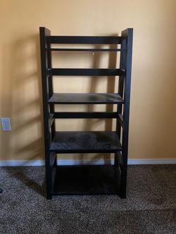 Black Ladder Bookshelf 5-Tier