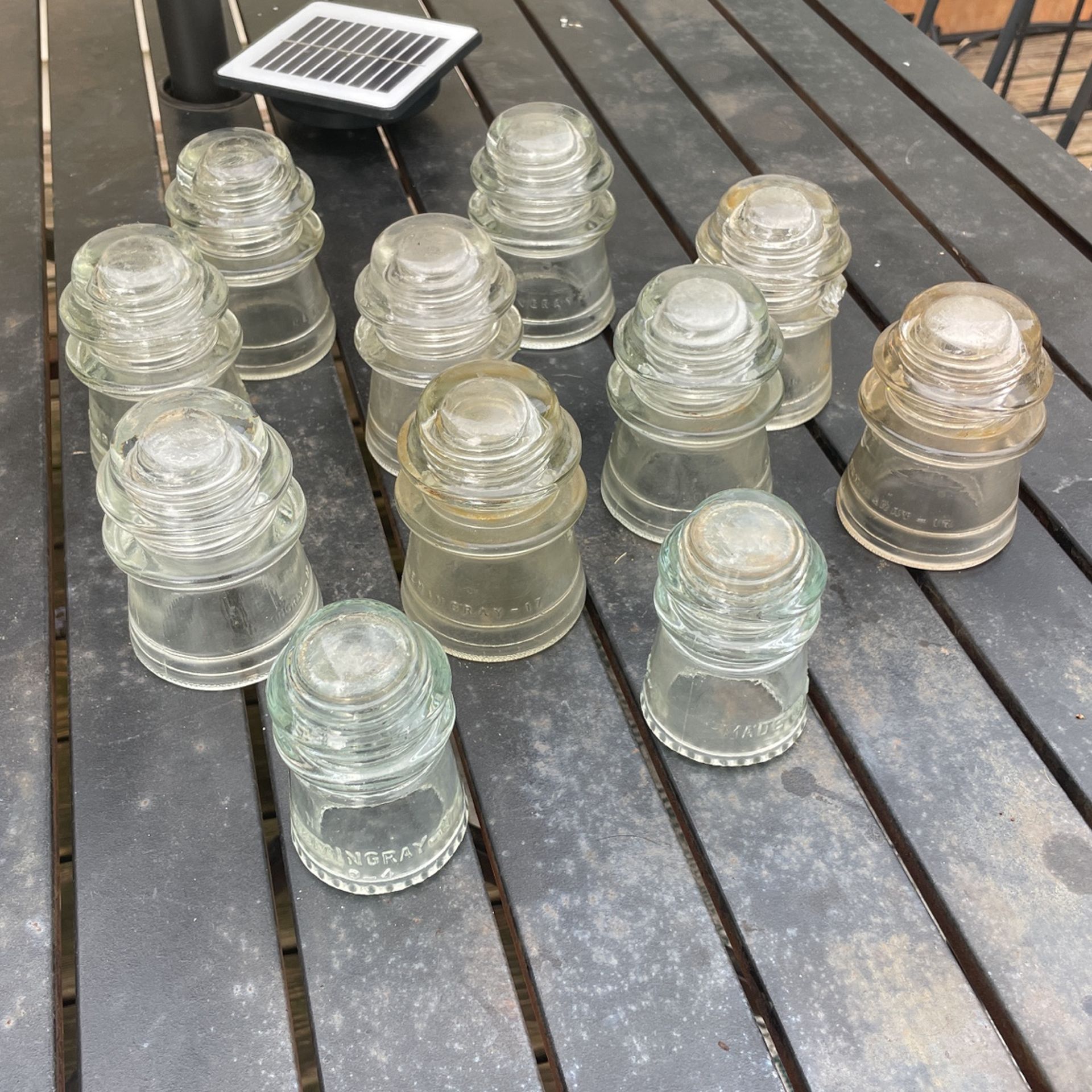 Antique Gas Lids 