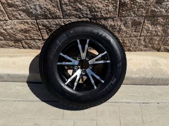 Utility Trailer Wheel/Rim And Tire