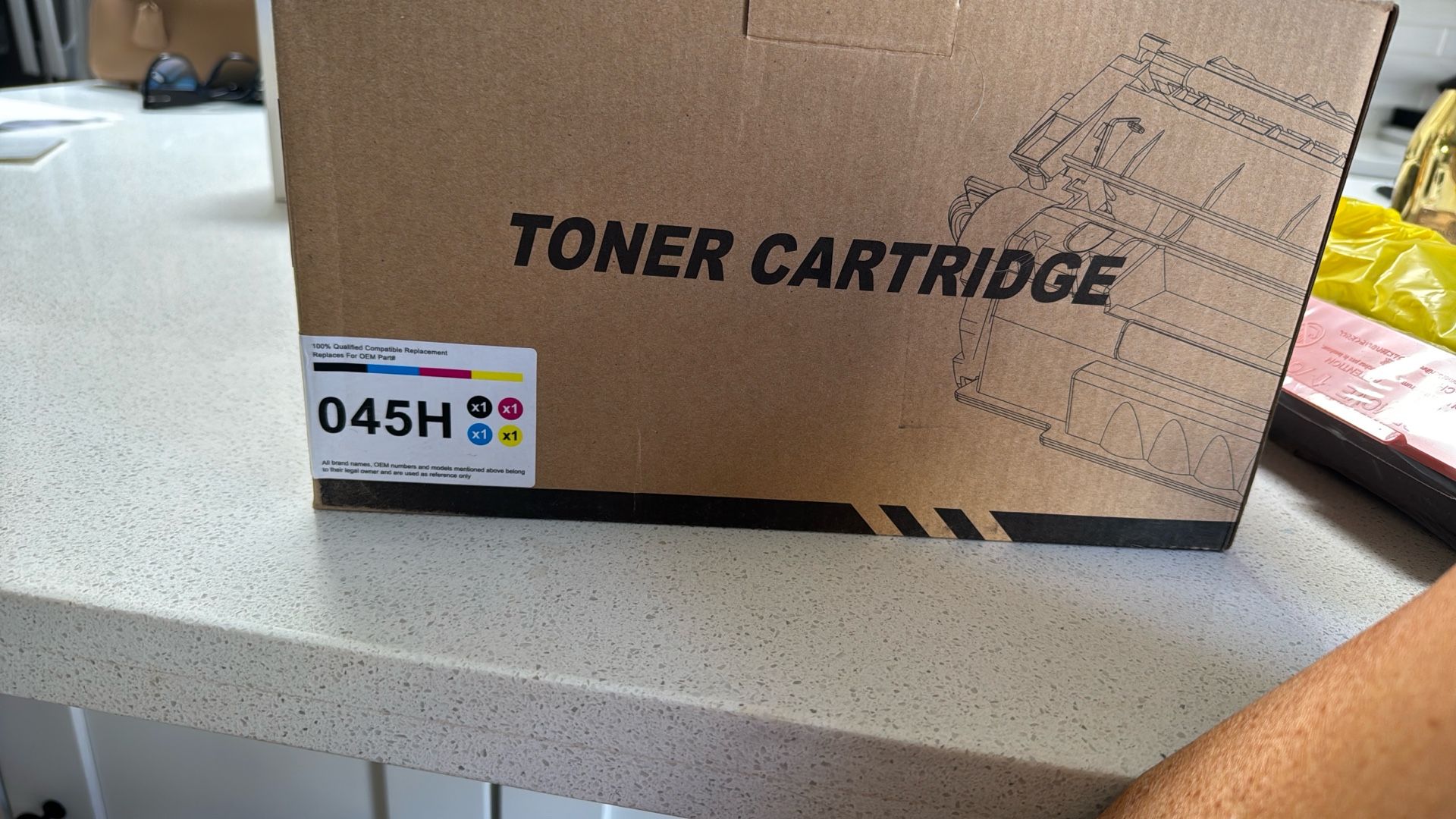 5 045H NEW Canon Laser Printer Black And Color Ink Cartridges