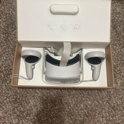 Oculus Quest 2 VR headset in white
