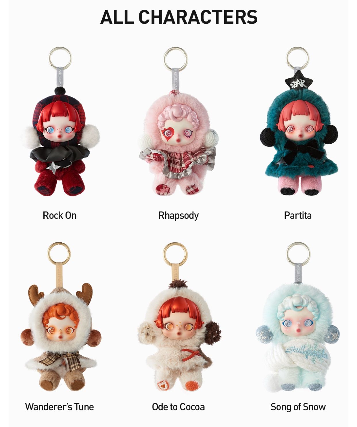 Pop Mart Skullpanda Winter Symphony Plush Series
