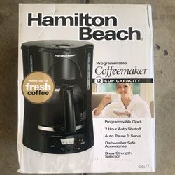 Hamilton Beach 12 Cup Coffeemaker