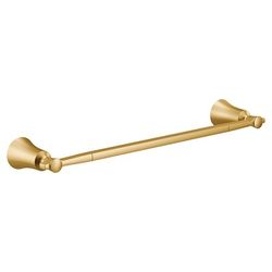 Moen Flara 18" Towel Bar Brushed Gold YB0318BG