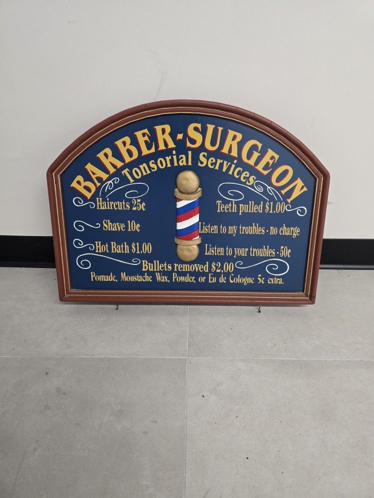 Barbershop Sign