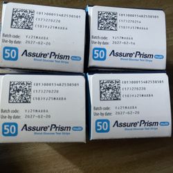 Assure Prism Glucose Monitor  Strips