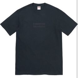 Supreme Tonal Box Logo Tee M Navy SS23 CONFIRMED ORDER SHIPS ASAP