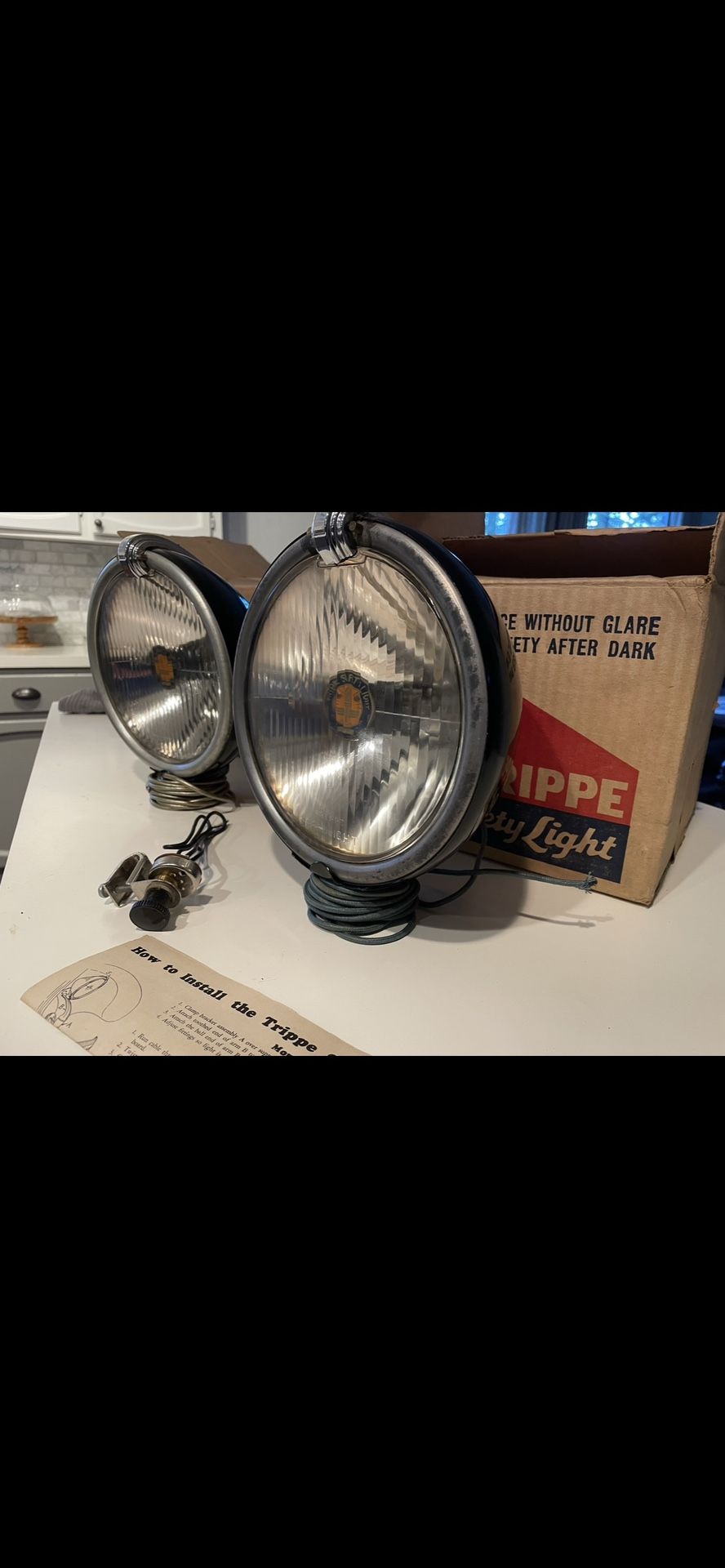 Vintage original Trippe Safety Light.