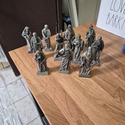 Danbury Mint Pewter Apostles 11 Total