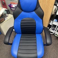 Blue and Black gaming/office chair