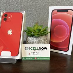 iPhone 12 Unlocked 64GB Product Red - Open Box