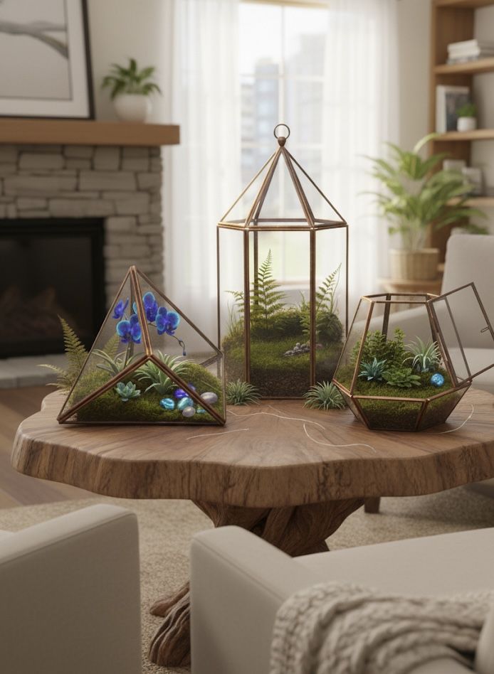Geometric terrariums