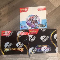 Sealed Pokemon Boxes