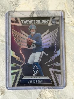 Panini 2025 Phoenix Jaxson Dart Rookie Thunderbirds #38 New York Giants