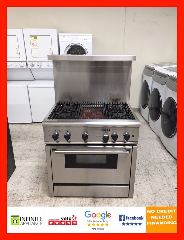 Thermador 36 Professional Gas Range Stove W Dual Fuel 220v