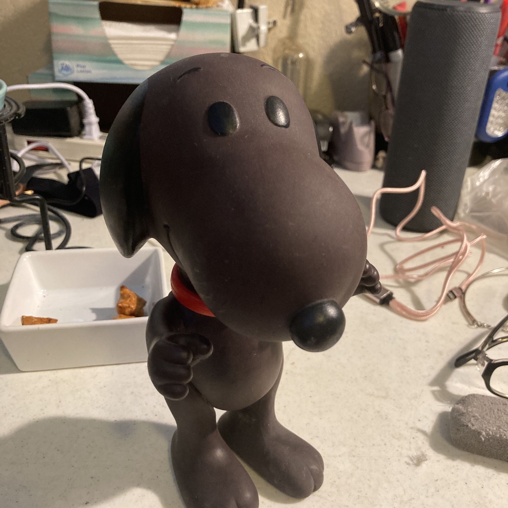 Vintage, All-Black Snoopy Doll