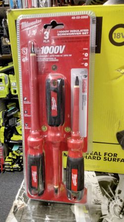 MILWAUKEE 3PC./P. 1000V INSULATED SCREWDRIVER SET