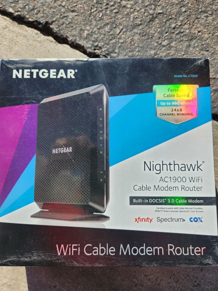 Nighthawk Wifi Cable Modem Router