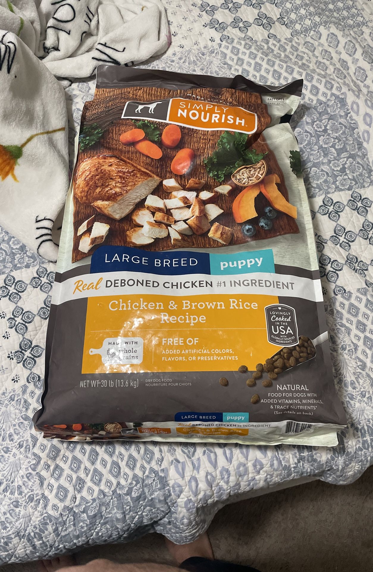 Simply Nourish Dogfood 30 Pounds