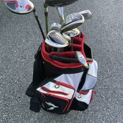 Adam’s Complete Golf Club Set w/brand new Golf Bag