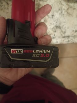 Milwaukee M12 battery xc3.0