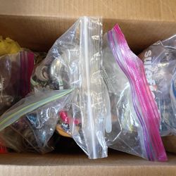 5-8 Lb Box Broken Jewelry Craft Misc Supplies