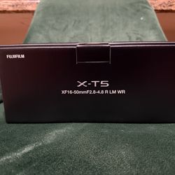 New Fujifilm X-T5 with XF 16-50mm f/2.8-4.8 Lens