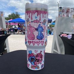 Stich And Angel 40oz Stanley Tumbler (Brand New)
