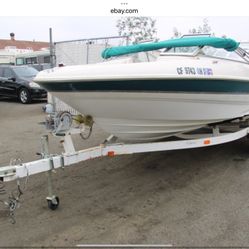 2000 Bayliner Capri Boat With Trailer 18ft $ 2,100