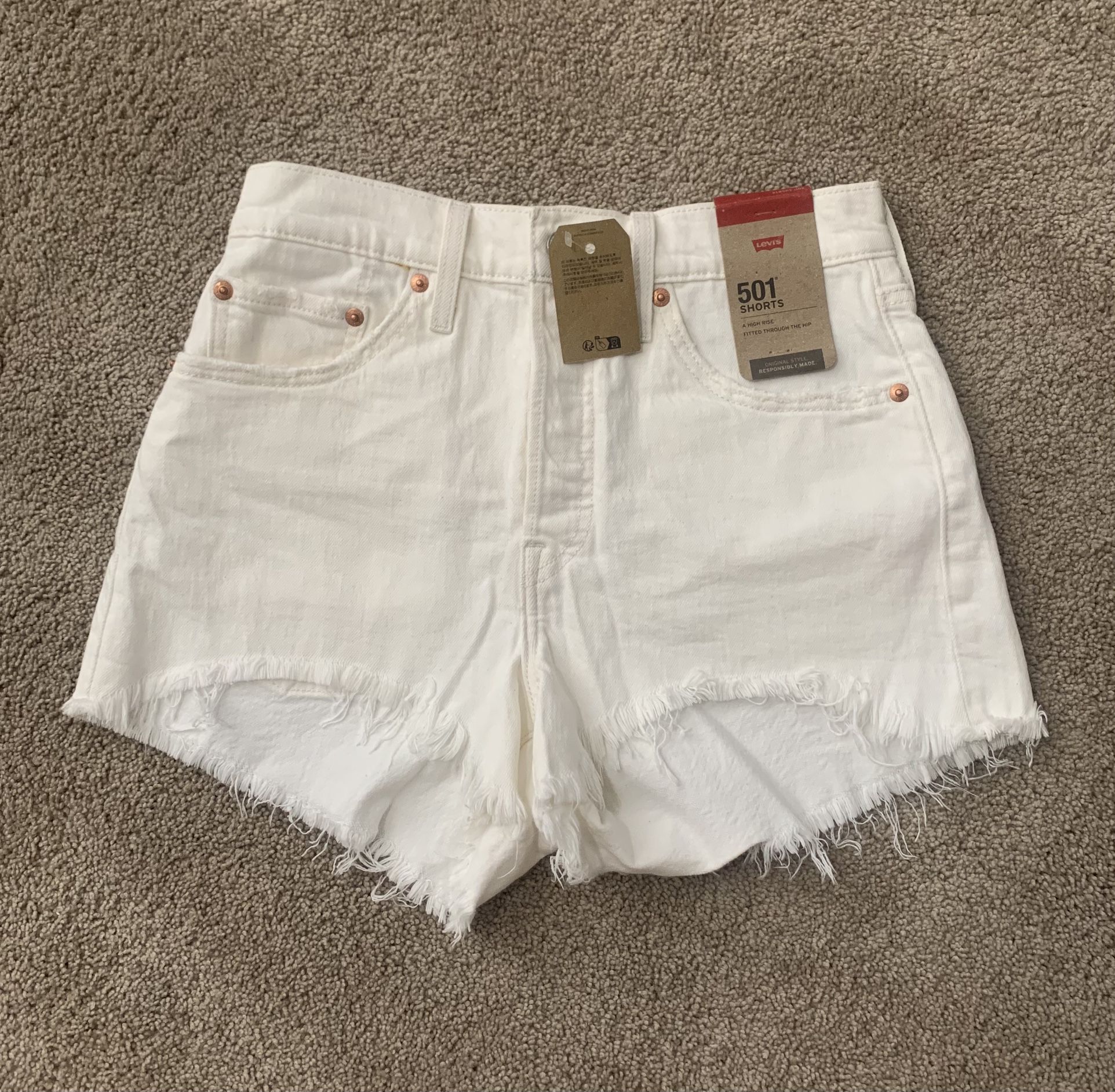 Brand New Levi 501 Shorts