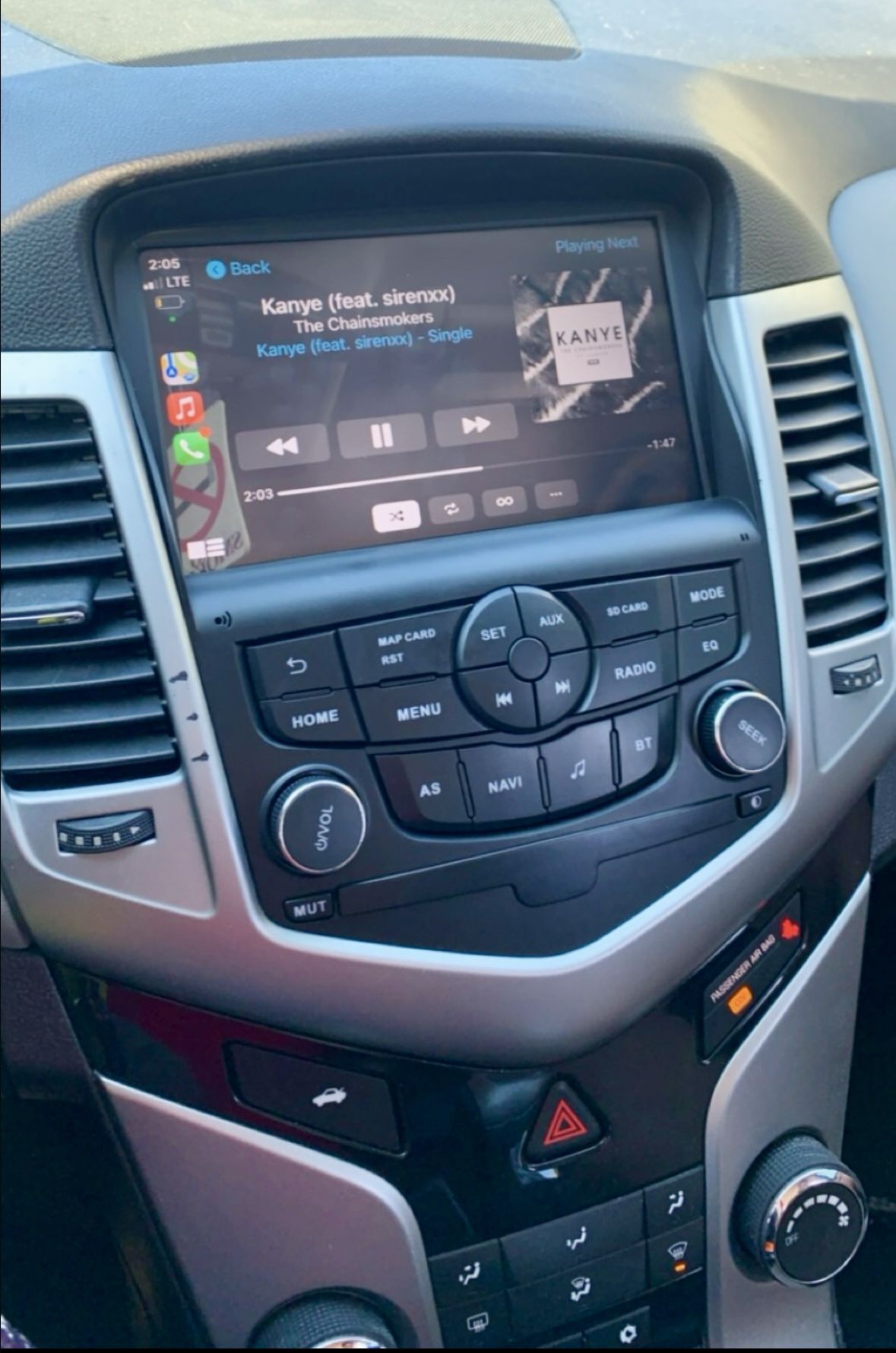 2015 Chevy Cruz Apple CarPlay Radio