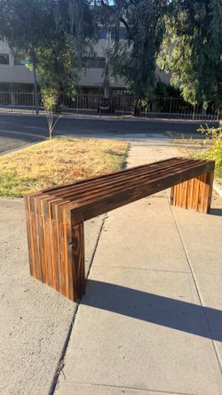 Custom Wood Bench