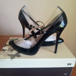 New Black Heels Size 8 Pleasers $30