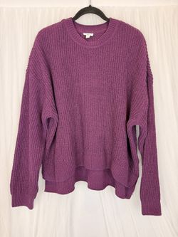 dip Purple Knit Sweater