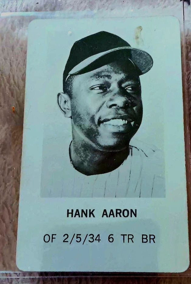 Hank Aaron 1934 _ ,very Scarce Card To Find