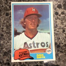 1981 Topps - Dave Smith #534 (RC)