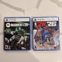 BRAND NEW: Madden 26 and NBA2K26 $70 For Both