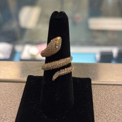 Snake Ring 14 Karat Gold