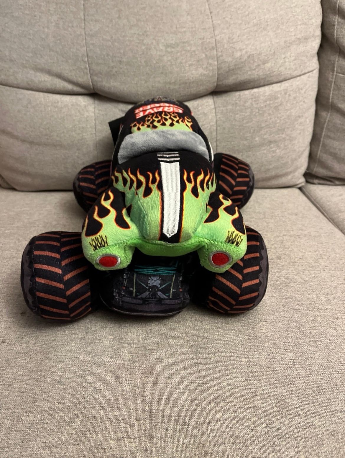 Monster Jam SOFT GRAVE DIGGER MONSTER TRUCK 13" Plush Stuffed Animal Toy