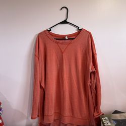 Red long sleeve shirt (medium)