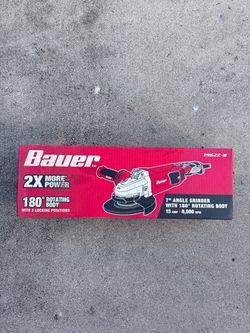 Bauer 7” Angle Grinder