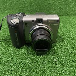 Canon PowerShot A650 IS 12 MP Compact Digital Camera Flip Screen 6x Optical Zoom