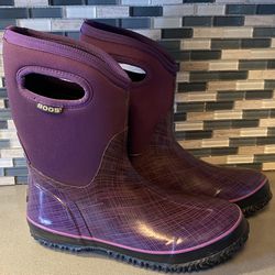 Bogs Garden Rain Boots Mid Ankle Neo Women’s Size 10