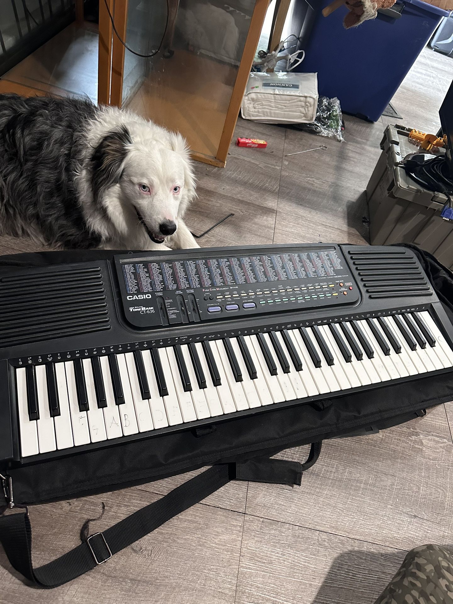 Casio Keyboard Tone Bank CT - 636