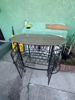 Wine Rack Table Stand