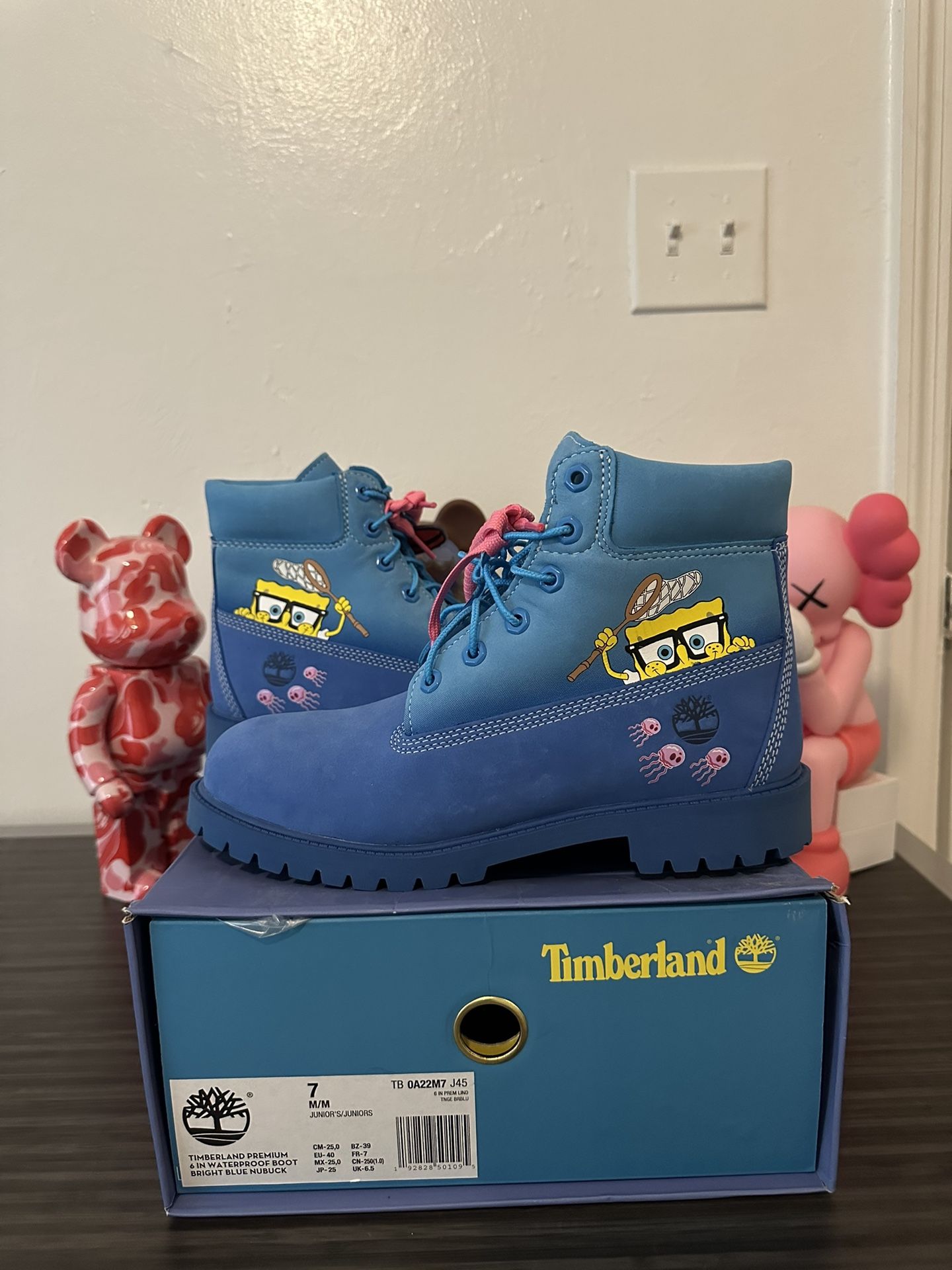 Timberland X SpongeBob Boots Size 7