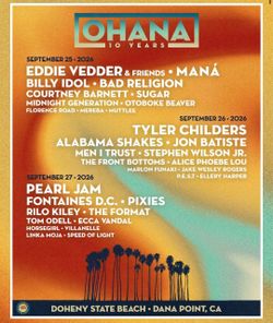Ohana Festival 2026 tickets