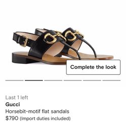 Gucci Horsebit Sandals