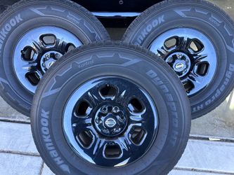Frontier wheels and tires 265/70/16