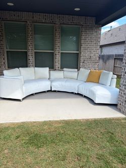 Italian leather couch
